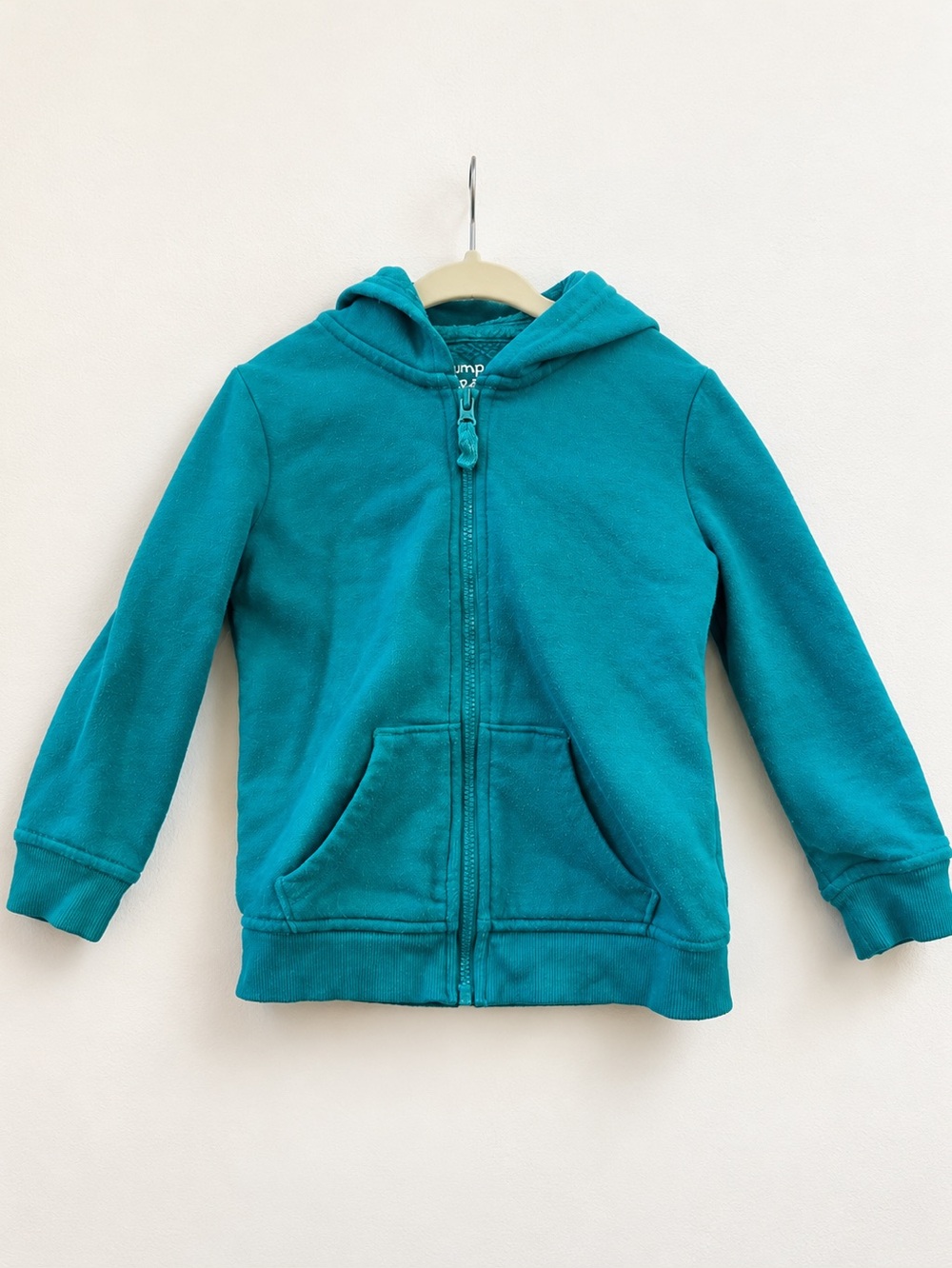 Jumping Beans Toddler 2T Teal Full Zip Hoodie with Pockets